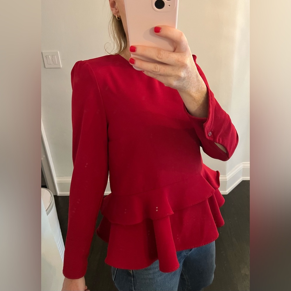 Zara peplum top - Picture 3 of 7
